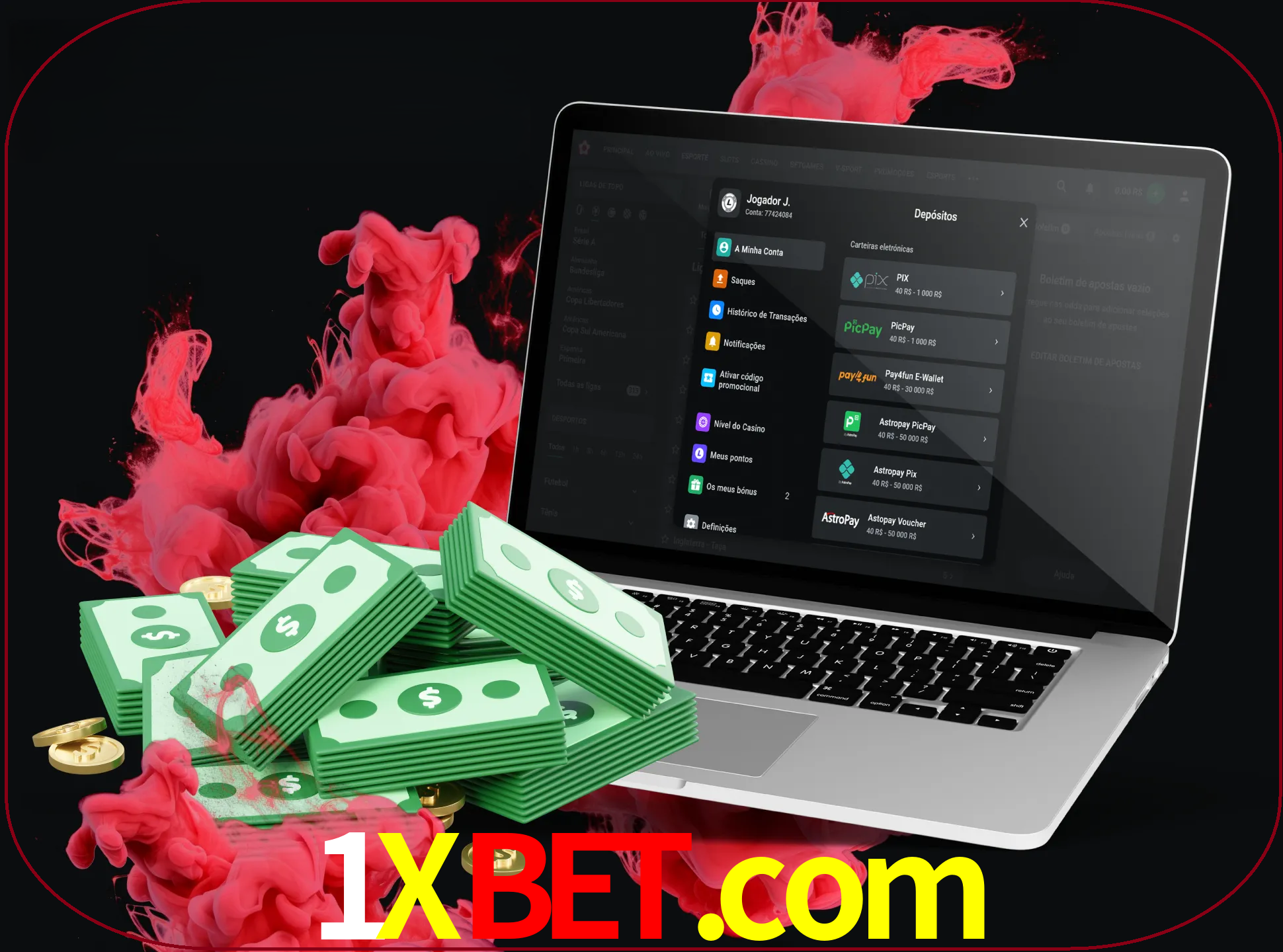 Para efetuar um depósito na sua conta 1xbet, basta escolher o método de depósito e especificar o montante.