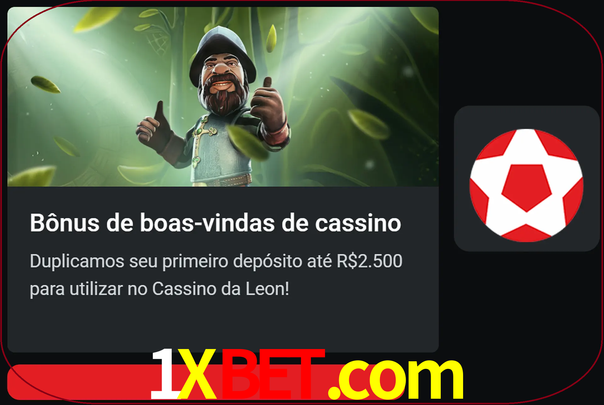 Receba seu dinheiro do bônus de boas-vindas após o primeiro depósito.