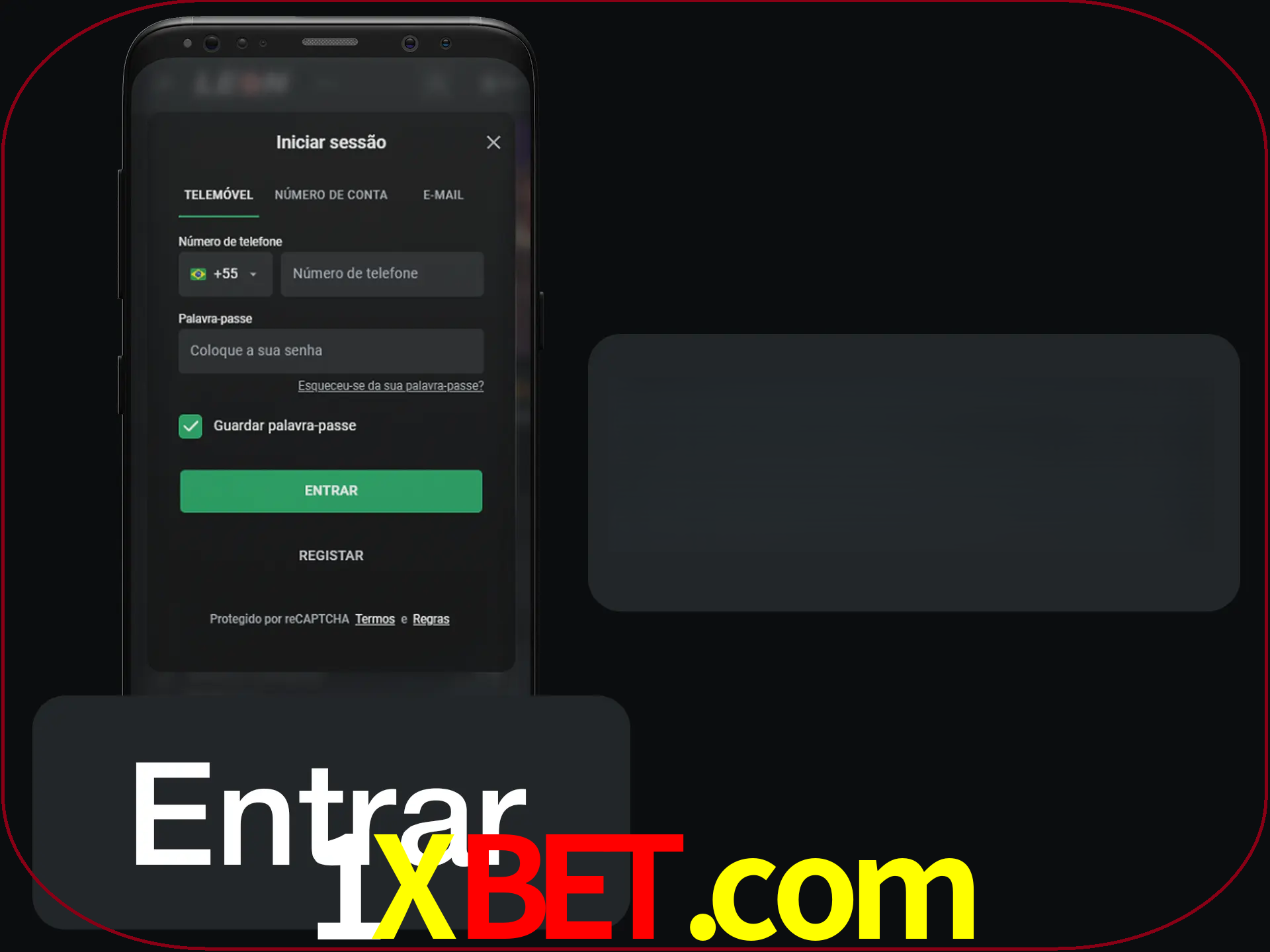 Faça o login para começar a apostar e jogar no cassino.