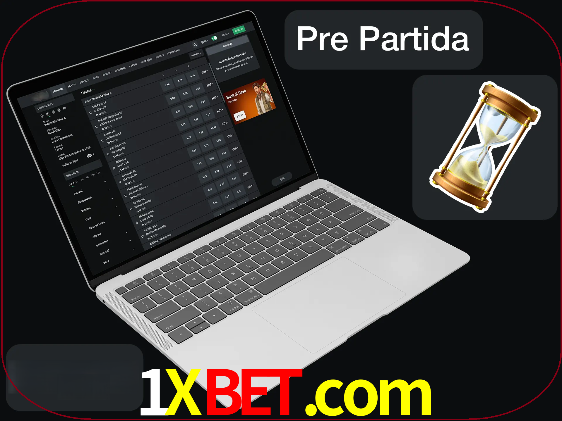 Fazer apostas em partidas futuras.